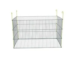 Zolux Metalo sodyba, stačiakampio formos graužikams pilka 101x60x61