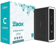 ZOTAC ZBOX CI669 Nano Barebone Intel Core i7-1355U 2XDDR5 SODIMM 1xSATA 1xM.2 Dual Lan WiFi 6 Blueatooth 5.2 4xUSB 3.1 1xUSB 2.0