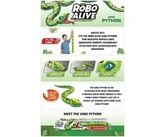 Robo Alive ROBOALIVE Interaktyvus karališkasis pitonas