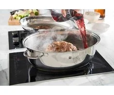 Virtuvės Indai - Zwilling Keptuvė 8.5L Nerūdijančio Plieno su Aliuminio Šerdimi