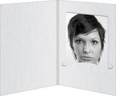 Nuotraukų rėmelis 1x100 Daiber portretinis aplankas Profi-Line iki 9x13 cm baltas