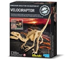 4M Vaikiška laboratorija: velociraptoriaus skeletas