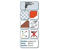 Grąžtas Alpen 73000600100"Profi Multicut" volframo karbido universalūs grąžtai, Pilkas, 400 x 6 mm