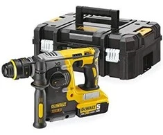 DEWALT akumuliatorinis perforatorius DCH273P2T SDS-PLUS, 18V, 2.1J, 2 x 5.0Ah, TSTAK