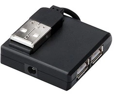 Assmann Electronic DIGITUS USB2.0 šakotuvas 4 prievadų 4xUSB A /F USB B mini F be maitinimo šaltinio, įskaitant. USB kabelis A/B mini