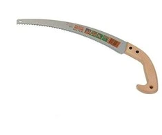 Bahco Lenkta geležtė, tvirta, patogi rankena. Negrūdinti dantys. Geležtės ilgis 360 mm. PERKAMAS MODELIS!