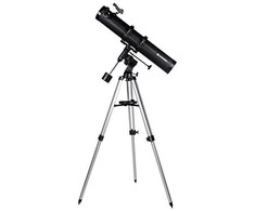 Teleskopas BRESSER Galaxia 114/900 EQ-Sky <228x su saulės filtru ir išmaniųjų telefonų ada