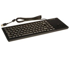 CHERRY XS Trackball klaviatūra USB QWERTY Anglų (JAV) Juoda