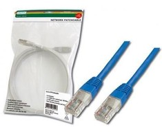 DIGITUS UTP LAN cable, patch 6 cat, 3.0m, mėlynas, 2xRJ45, DK-1614-030/B