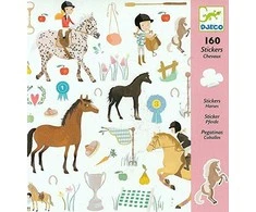Djeco Lipdukai - 160 lipdukų - Žirgai ( DJ08881 )
