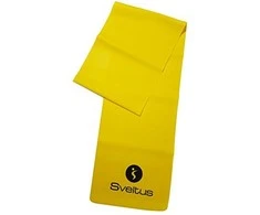 Sveltus Juosta mankštai LATEX BAND (lengva) 120cm yellow