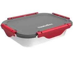 Maisto dėžučių rinkinys, skirtas HeatsBox GO/PRO/STYLE/STYLE+ šildomoms dėžutėms, grafito/raudonos spalvos