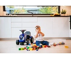 Falk Traktorius su Priekaba Baby New Holland Mėlynas nuo 1 metų