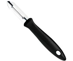 Fiskars Essential 1023786 Peeler, Material Nerūdijantis plienas, 1 pc(s), Indaplovė proof, Juodas/Sidabrinis