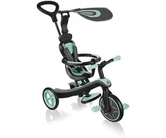 Daugiafunkcinis triratukas Globber Explorer Trike 4in1, mėtinis, ‎632-206