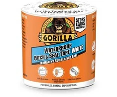 Gorilla tape Atsparus vandeniui Patch &amp; Seal 3m, baltas