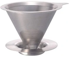 Hario dvigubo tinklelio metalinis lašintuvas V60-02