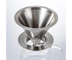 Hario dvigubo tinklelio metalinis lašintuvas V60-02