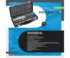 Hogert Technik HOEGERT RAKTŲ RINKINYS 63 el.