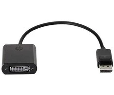 Hewlett Packard (HP) AV adapteris HP Rodyti Uostas - DVI-D juoda (FH973AT)