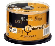 Intenso CD-R 700 MB 52x 50 vienetų (1001125)