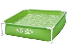 Surenkamas baseinas INTEX Mini Frame, 122x122x30cm žalias 57172NP