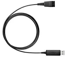 Jabra Headsetadapter Link 230 QuickDisconnect (QD) – USB-A(m) USBA(m) (230-09) (23009)