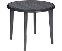 Keter Curver Kreivės stalas Lisa Graphite 90 cm