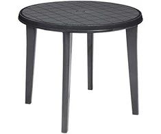 Keter Curver Kreivės stalas Lisa Graphite 90 cm