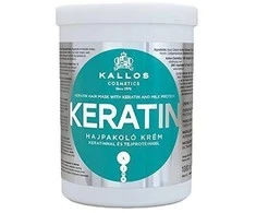 Kaukė sausiems pažeistiems plaukams Kallos KERATIN Hair Mask 1000 ml