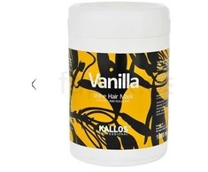 Kaukė sausiems plaukams suteikianti blizgesio Kallos Vanilla Shine Hair Mask 1000 ml