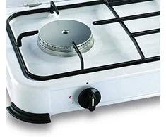 Kemper Enamelled Stove With Lid Power 2.6 kW Number of burners/cooking zones 2, Inox, Gas