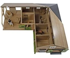Hipo Farma Hipo arklidė arkliams 4 boksai Skalbti 68x77x27cm