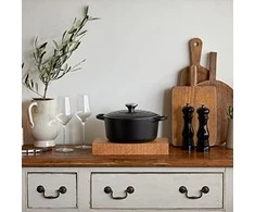Puodas LeCreuset Signature 26 cm, juodas