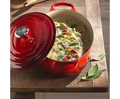 Puodas LeCreuset Signature 29 cm, raudonas