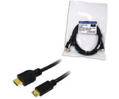 Kabelis LogiLink Juodas HDMI mini - HDMI 2m (CH0023)