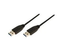 LOGILINK CU0039 LOGILINK - USB3.0 A tipo kabelis vyrelis į A tipo vyriškas, 2m, juodas