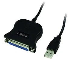 USB kabelis LogiLink USB- A - 1,8 m Juoda (UA0054A)