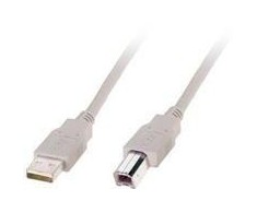 LogiLink USB-B 5.0m pilka
