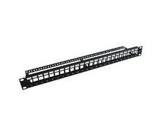 „MicroConnect 19“ tuščia komutacinė panelė, 24 prievadų, 1U, metalinė, PP-004BLANK