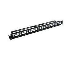 „MicroConnect 19“ tuščia komutacinė panelė, 24 prievadų, 1U, metalinė, PP-004BLANK