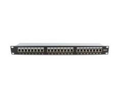 MicroConnect 19 FTP. 6 patch panel 24 port Krone IDC, Juodas color, PP-007