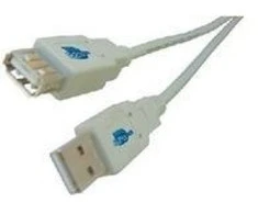 USB kabelis MicroConnect USB-A - USB-A 3 m Pilkas (USBAAF3)