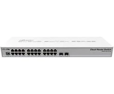 MikroTik | Cloud Maršrutizatorius Switch CRS326-24G-2S+RM | Tvarkoma L3 | Montuojamas ant stovo | Gigabit Ethernet (vario) jungtys kiekis 24 | SFP+ jungtys kiekis 2 | 12 mėn.