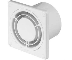 Ventiliatorius AWENTA išmetimo ventiliatoriaus žiedas fi 100 10W IPX4 baltas (WWR100)