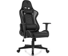 Žaidimų kėdė Sense7 Spellcaster Gaming Chair, Juoda-pilka