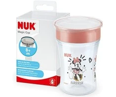 Magiškas NUK 360° kūdikio puodelis Minnie (8+ mėn.)