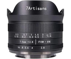 Objektyvas 7Artisans 7.5mm F2.8 II Fuji FX
