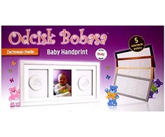 Trigubas rėmelis su mase atspaudams Odcisk Bobasa, baltas