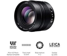 Objektyvas Panasonic LEICA DG NOCTICRON 42.5mm / F1.2 ASPH. / POWER O.I.S. (H-NS043)